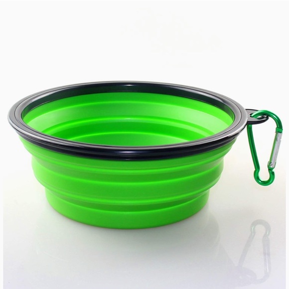 NEW Foldable Silicone Portable Travel Bowl Dogs - Picture 5 of 8